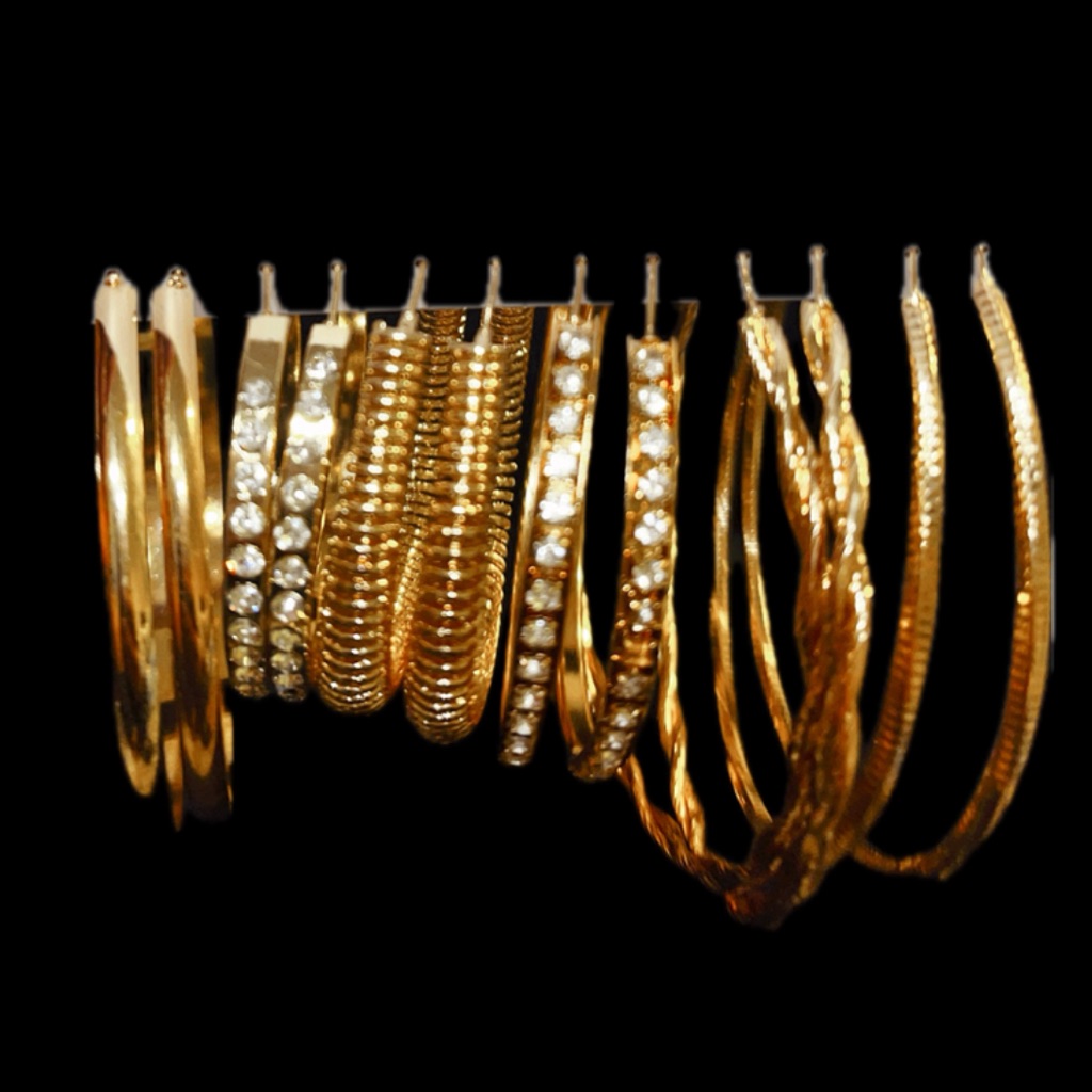 Nwt 6-Pairs Of True Love Earrings Set